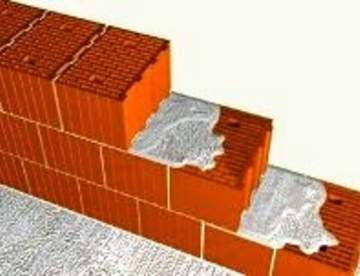 Теплый легкий кладочный раствор для кладки стен из блоков