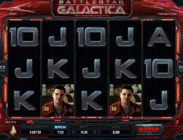 Тематика игрового автомата на деньги Battlestar Galactica с сайта Вулкан