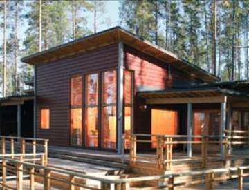 Сколько стоит строительство финского дома из клееного бруса?